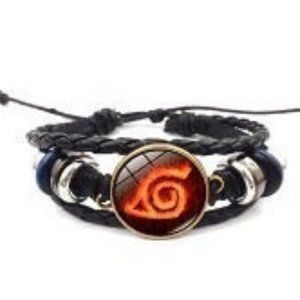 Naruto Gemstone Leaf Village Bracelet